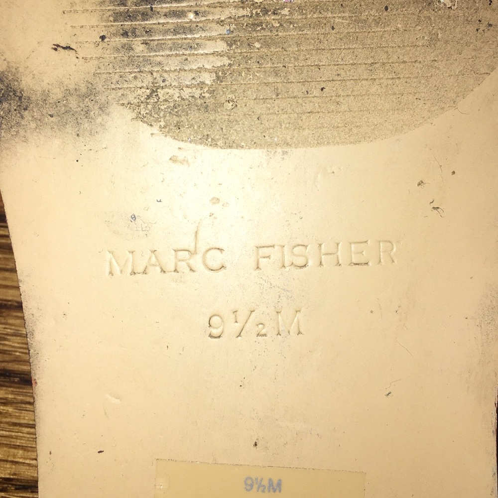 Marc Fisher Tan Slides With Studded Heel Size 9.5 - image 5